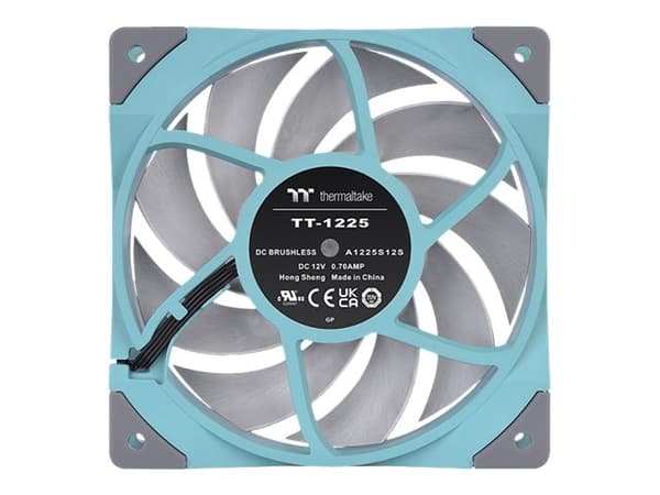 Thermaltake TOUGHFAN 12 - Kabinettvifte - 120 mm - turkis
