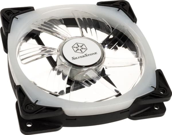 SilverStone FW Series - Kabinettvifte - 120 mm - svart, gjennomsiktig
