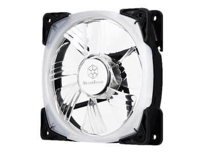 SilverStone FW Series - Kabinettvifte - 120 mm - svart, gjennomsiktig