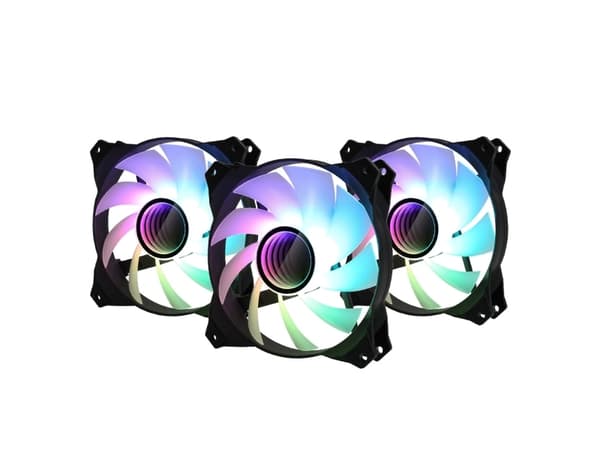 ZALMAN ZM-IF120A3 120mm RGB-vifte Sort