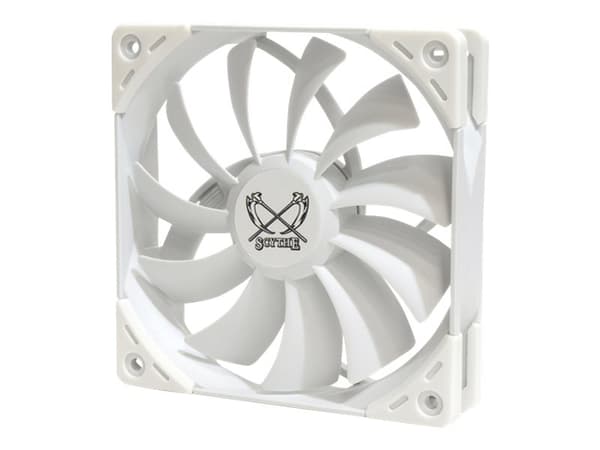 Scythe Kaze Flex 120 KF1225FD12W-P - Lådfläkt - 120 mm - vit
