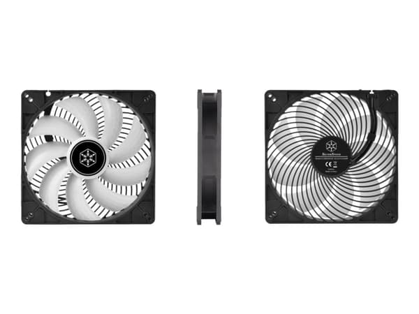 SilverStone Air Penetrator 184i ARGB - Lådfläkt - 180 mm - svart, genomskinlig