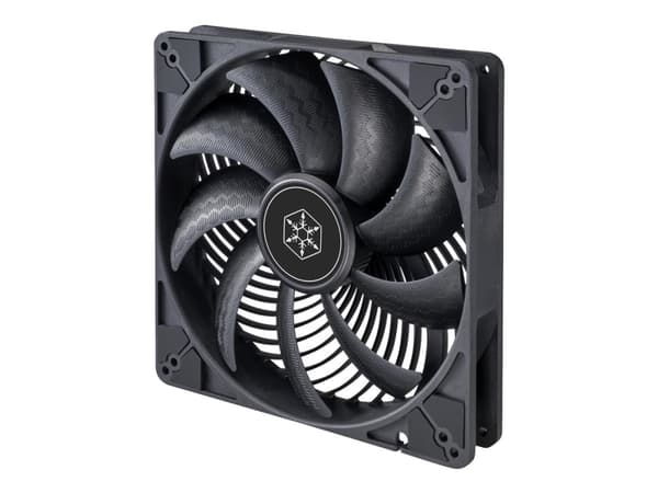 SilverStone Air Penetrator 184i PRO - Innsats med vifte - 180 mm - svart Sort