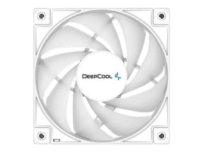Deepcool FC120 WHITE - Lådfläkt - 120 mm - vit (paket om 3) Grå, Vit