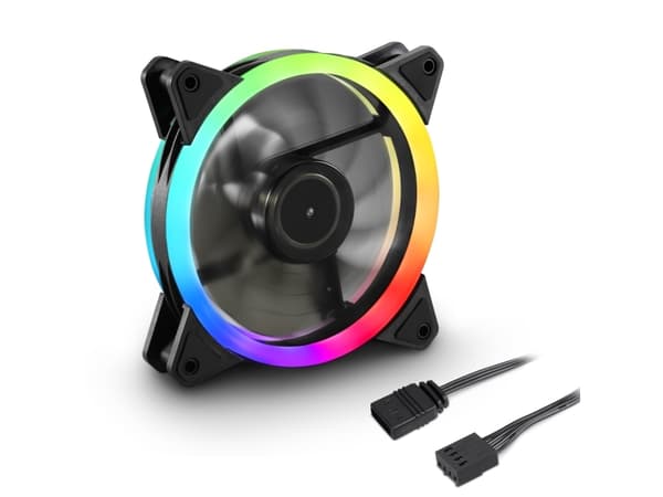 Sharkoon SHARK Blades PWM RGB - Lådfläkt - 120 mm