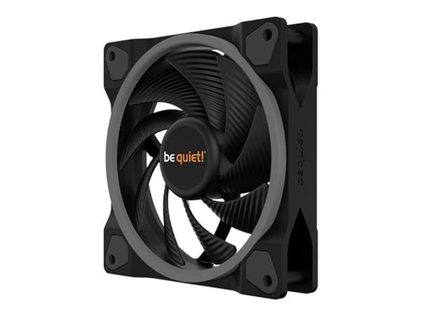 be quiet! Light Wings - Kabinettvifte - 120 mm - svart Sort