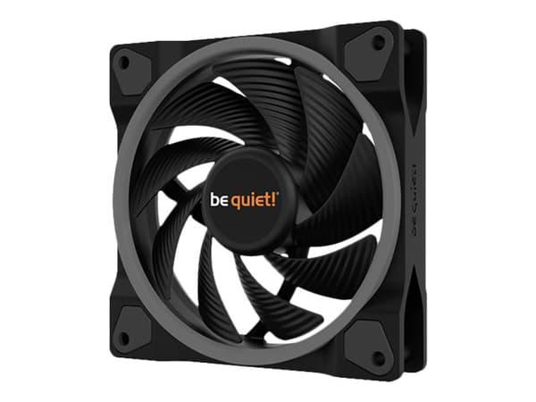 be quiet! Light Wings - Kabinettvifte - 120 mm - svart (en pakke 3)