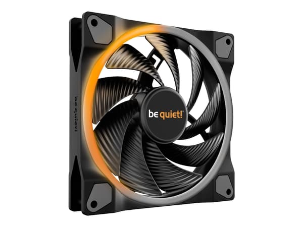 be quiet! Light Wings - Kabinettvifte - 140 mm - svart