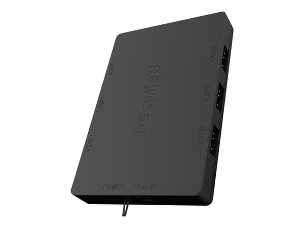 be quiet! Light Wings - Kabinettvifte - 140 mm - svart (en pakke 3)