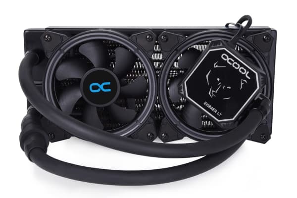 Alphacool Eisbaer Aurora LT240, Alt-i-ett væskekjøler, 12 cm, 104,49 m³/t, Sort