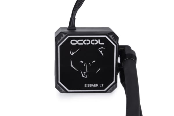 Alphacool Eisbaer Aurora LT240, Alt-i-ett væskekjøler, 12 cm, 104,49 m³/t, Sort