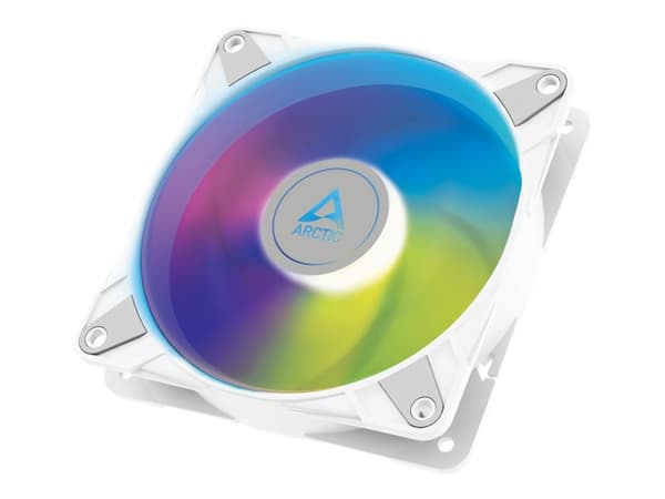 ARCTIC P12 PWM PST A-RGB 0dB - Kabinettvifte - 120 mm - hvit Hvit