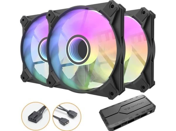 Darkflash Infinity 8 Fan Black 3-pack