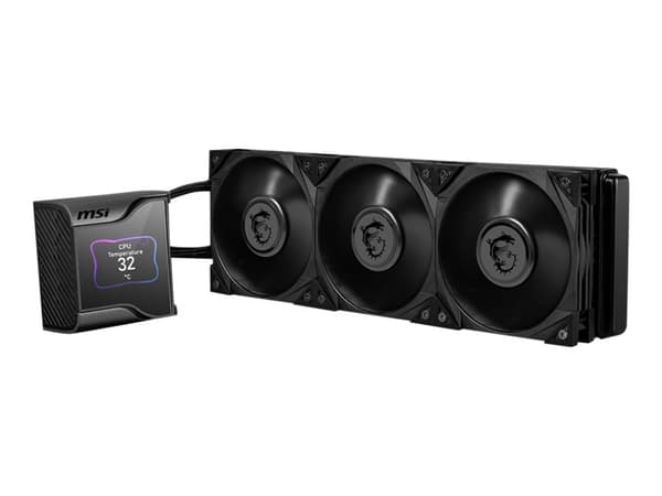 MSI MEG CORELIQUID S360 - Væskekjølesystem for prosessor - Radiatorstørrelse: 360 mm - (for: LGA1150, LGA1151, LGA1155, LGA1156, LGA1200, LGA1700, LG Sort