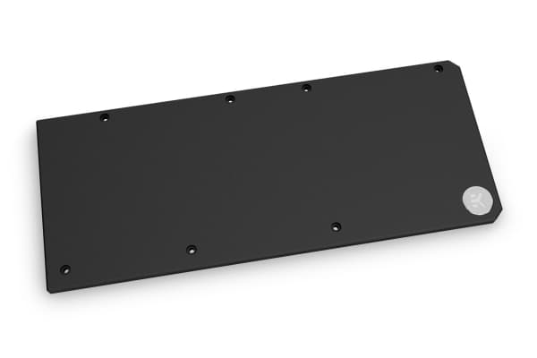 EK Water Blocks Quantum Vector RX 6700XT Backplate, Bakplate, Sort Svart