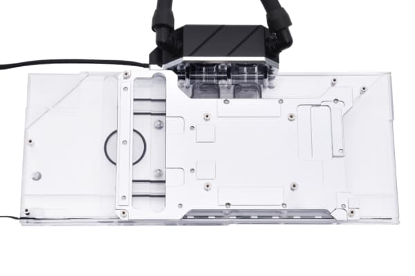 Alphacool Eiswolf 2 AIO, All-in-one-nesteenjäähdytin, 12 cm, 119,8 m³/h, Musta, Läpinäkyvä