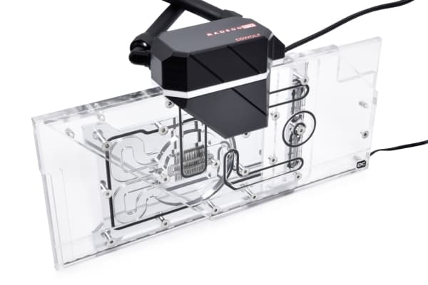 Alphacool Eiswolf 2 AIO, All-in-one-nesteenjäähdytin, 12 cm, 119,8 m³/h, Musta, Läpinäkyvä