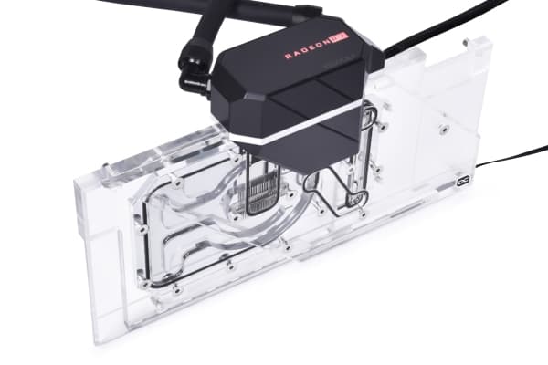 Alphacool Eiswolf 2 AIO, All-in-one-nesteenjäähdytin, 12 cm, 119,8 m³/h, Musta, Läpinäkyvä