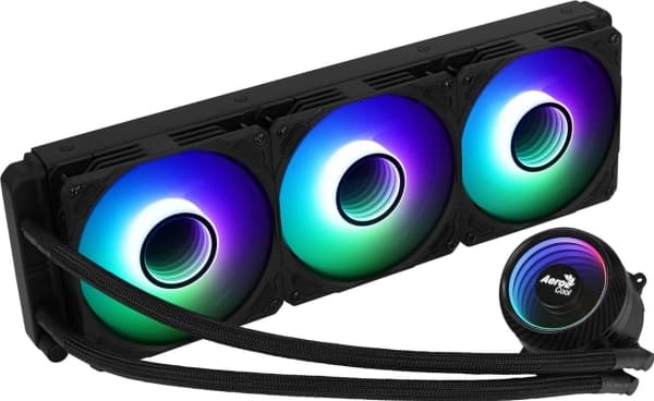 Aerocool Mirage L360, Allt-i-ett vätskekylare, Svart Svart