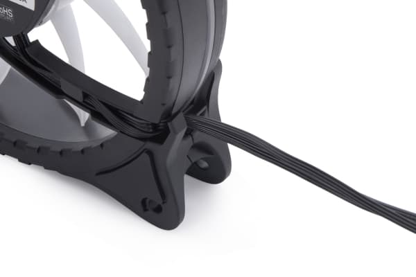 Alphacool Rise Aurora PWM-vifte - 120 mm, svart