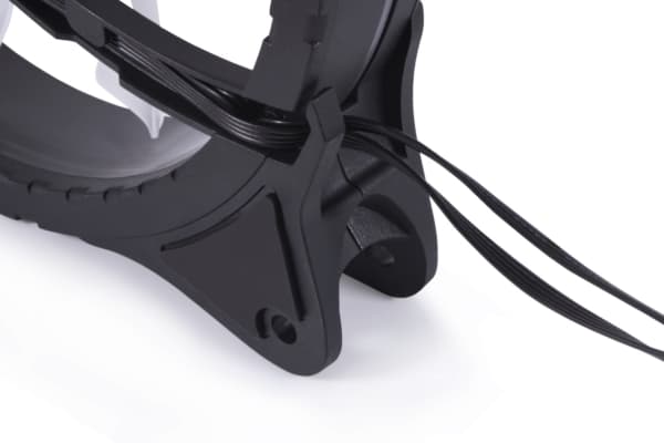 Alphacool Rise Aurora, Fan, 14 cm, 2000 RPM, 38,4 dB, 154,1 m³/h, Svart