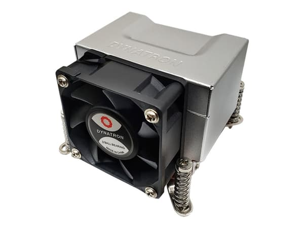 Inter-Tech Q-5 - Processorkylare - high-quality - (för: LGA1700) - kopparbas och värmerör med aluminiumkylflänsar - 60 mm Svart, Silver