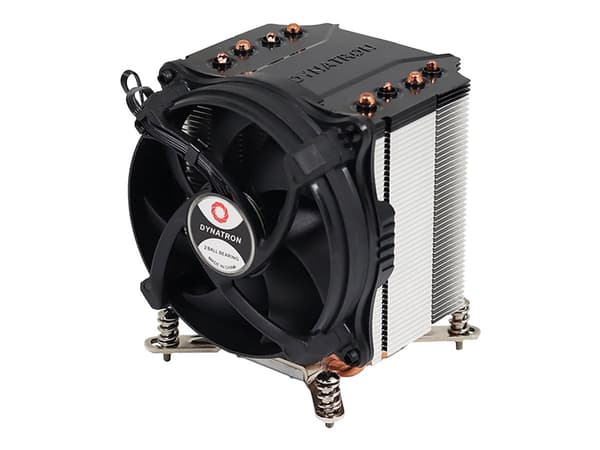 Inter-Tech Q-6 - Prosessorkjøler - high-quality - (for: LGA1700) - aluminiumfinner - 92 mm Sort