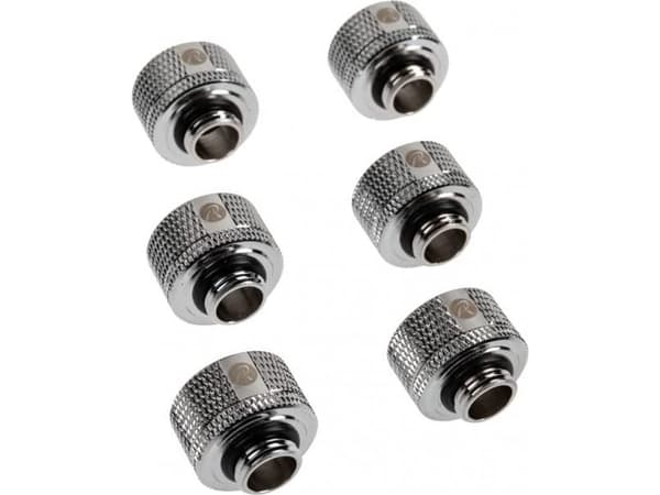 Raijintek Pelias D161806, 16mm - 6er-Pack, silber, silber