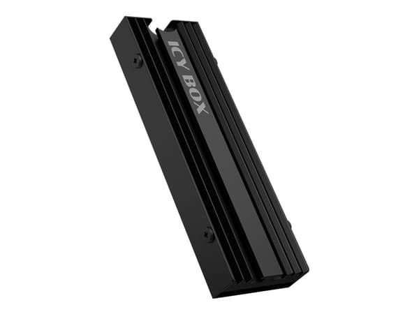 ICY BOX IB-M2HS-PS5 - Fasttilstands-drevvarmelegeme - svart - for Sony PlayStation 5