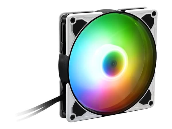 Sharkoon SilentStorm - Kabinettvifte - PWM, RGB - 140 mm Gjennomsiktig