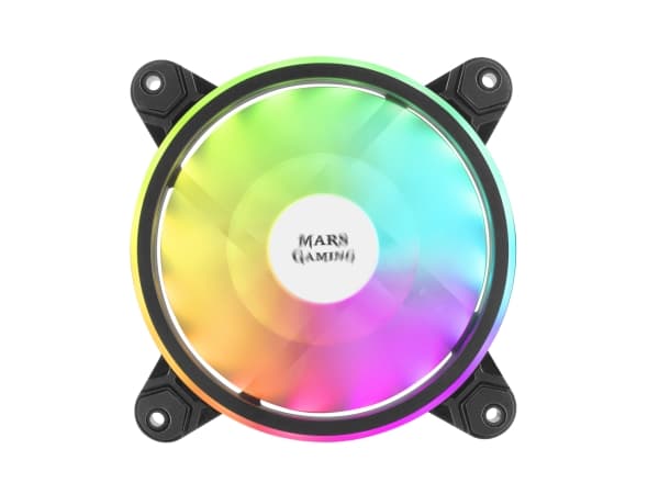 Mars Gaming MFX, Vifte, 12 cm, 1100 RPM, Sort