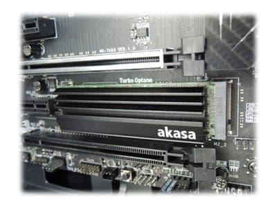 Akasa - Fasttilstands-drevvarmelegeme - svart (en pakke 2)