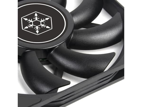 SilverStone Air Slimmer 120 - Sisäosa tuulettimella - ohut - 120 mm - musta