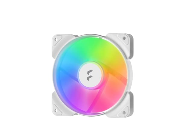 Fractal Design Aspect 12 RGB PWM - Lådfläkt - 120 mm - vit