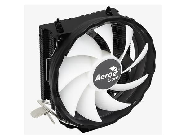 Aerocool Rave 3 FRGB, Luftkylare, 12 cm, Svart, Vit