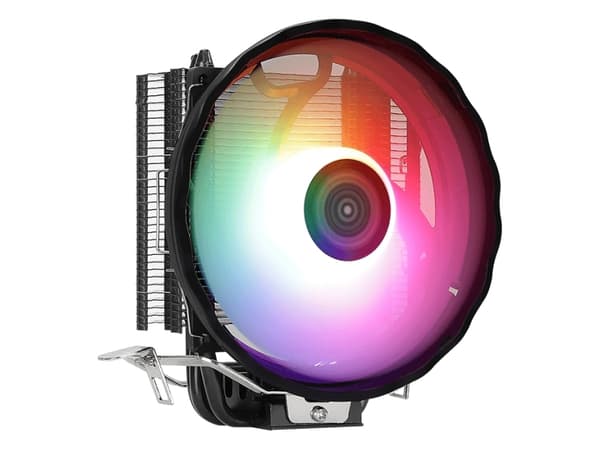 Aerocool Rave 3 FRGB, Luftkylare, 12 cm, Svart, Vit Svart, Vit