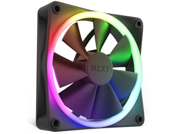 NZXT F Series F120 RGB - Lådfläkt - 120 mm - mattsvart