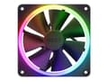 Miniatyrbild 1 av 5: NZXT F Series F120 RGB - Lådfläkt - 120 mm - mattsvart