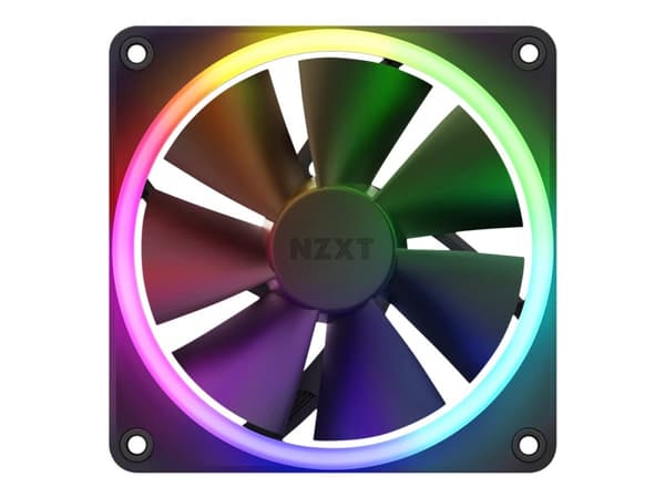 NZXT F Series F120 RGB - Lådfläkt - 120 mm - mattsvart Svart