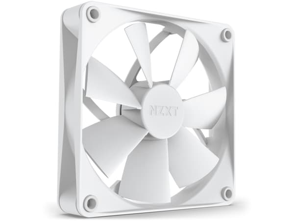 NZXT F Series F120Q - Lådfläkt - 120 mm - matt vit