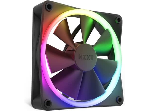 NZXT F Series F120 RGB Triple Pack - Kabinettvifte - 120 mm - matt svart