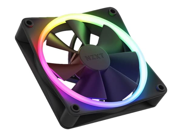 NZXT F Series F120 RGB Triple Pack - Kabinettvifte - 120 mm - matt svart Sort