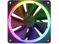 Miniatyrbilde 3 av 5: NZXT F Series F140 RGB Twin Pack - Kabinettvifte - 140 mm - matt svart