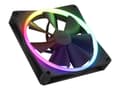 Miniatyrbilde 1 av 5: NZXT F Series F140 RGB Twin Pack - Kabinettvifte - 140 mm - matt svart