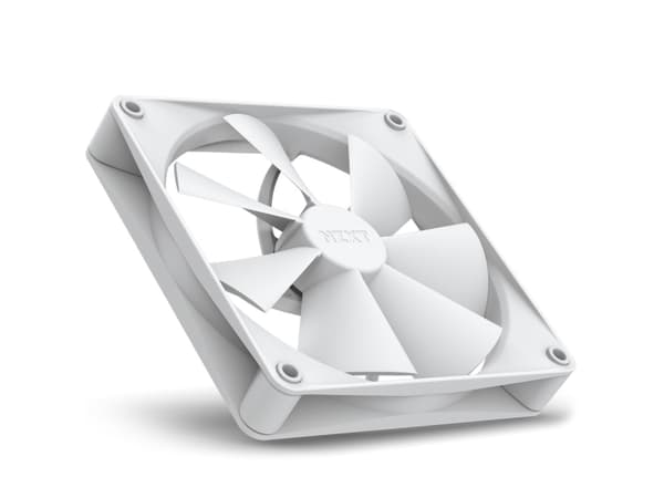 NZXT F Series F140P - Kabinettvifte - 140 mm - matt hvit