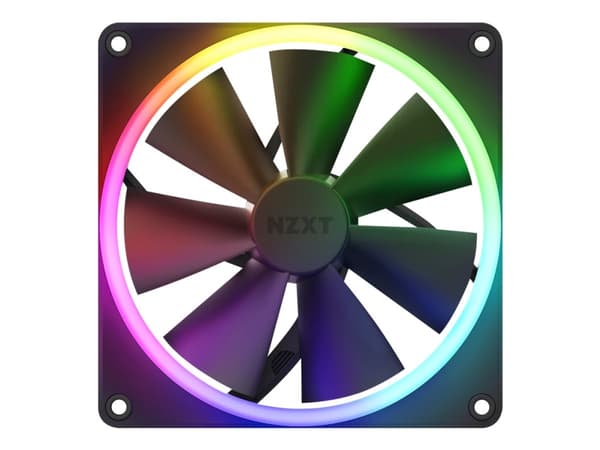 NZXT F Series F140 RGB - Kabinettvifte - 140 mm - matt svart Sort