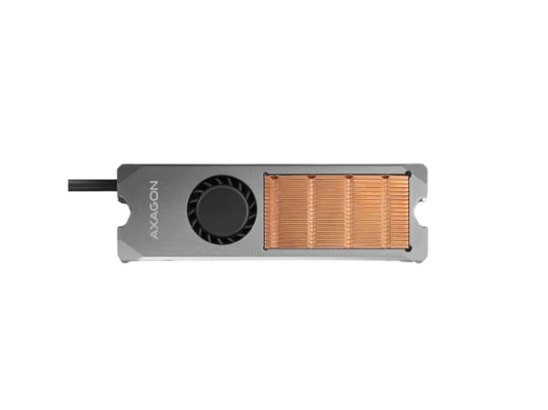 Axagon CLR-M2FAN, Kjøleribbe/Radiator, 2 cm, Grå