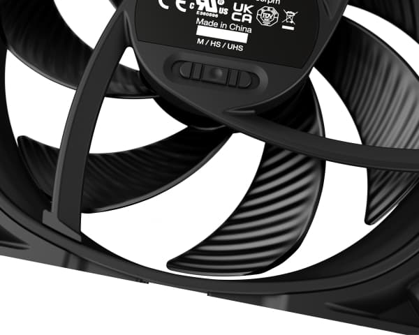 be quiet! Silent Wings Pro 4 PWM - Kabinettvifte - 140 mm - svart