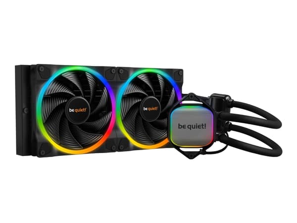 be quiet! Pure Loop 2 FX - Væskekjølesystem for prosessor - 280mm - (for: LGA1700, LGA1200, LGA2066, LGA1150, LGA1151, LGA1155, LGA2011, LGA2011-3, L Sort