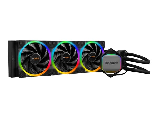 be quiet! Pure Loop 2 FX - Væskekjølesystem for prosessor - 360mm - (for: LGA1700, LGA1200, LGA2066, LGA1150, LGA1151, LGA1155, LGA2011, LGA2011 (Squ Sort